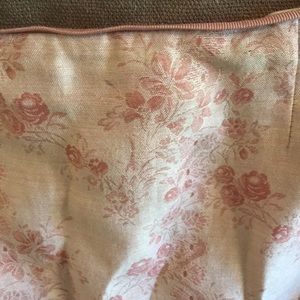 Kate Hill lined pink floral fitted skirt size 12